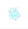 Bubble-free stickers, Dog Mom