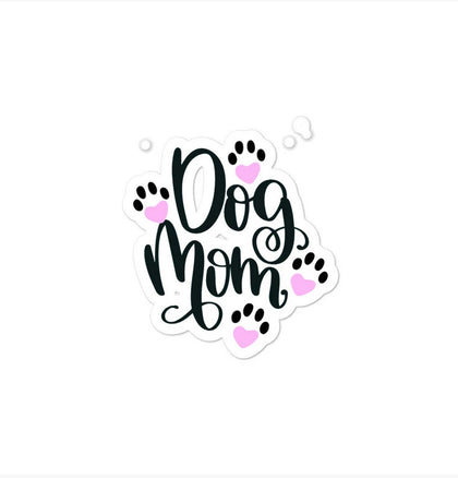 Bubble-free stickers for dog mom